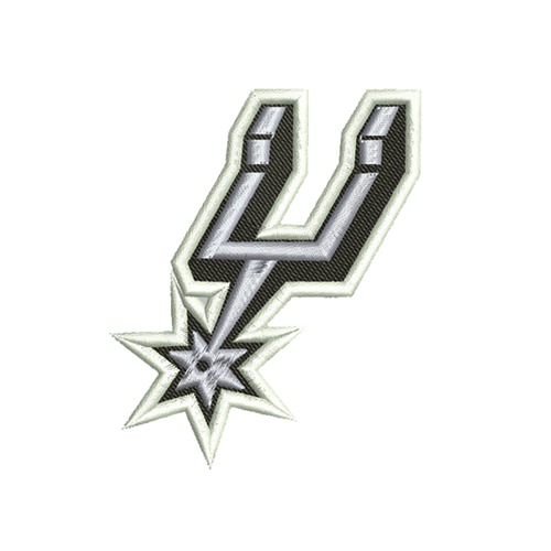 NBA San Antonio Spurs Men's Woven Team Logo Poly Mesh Basketball
