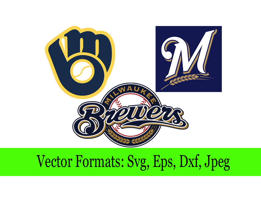 Milwaukee Brewers Logo dxf File Free Download 