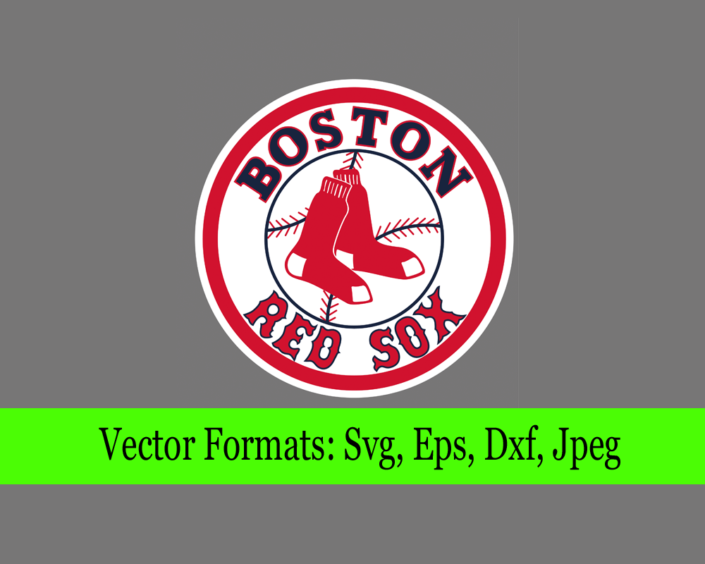 Boston Red Sox SVG File – Vector Design in, Svg, Eps, Dxf, and Jpeg Format  for Cricut and Silhouette, Digital download – SVG Shop