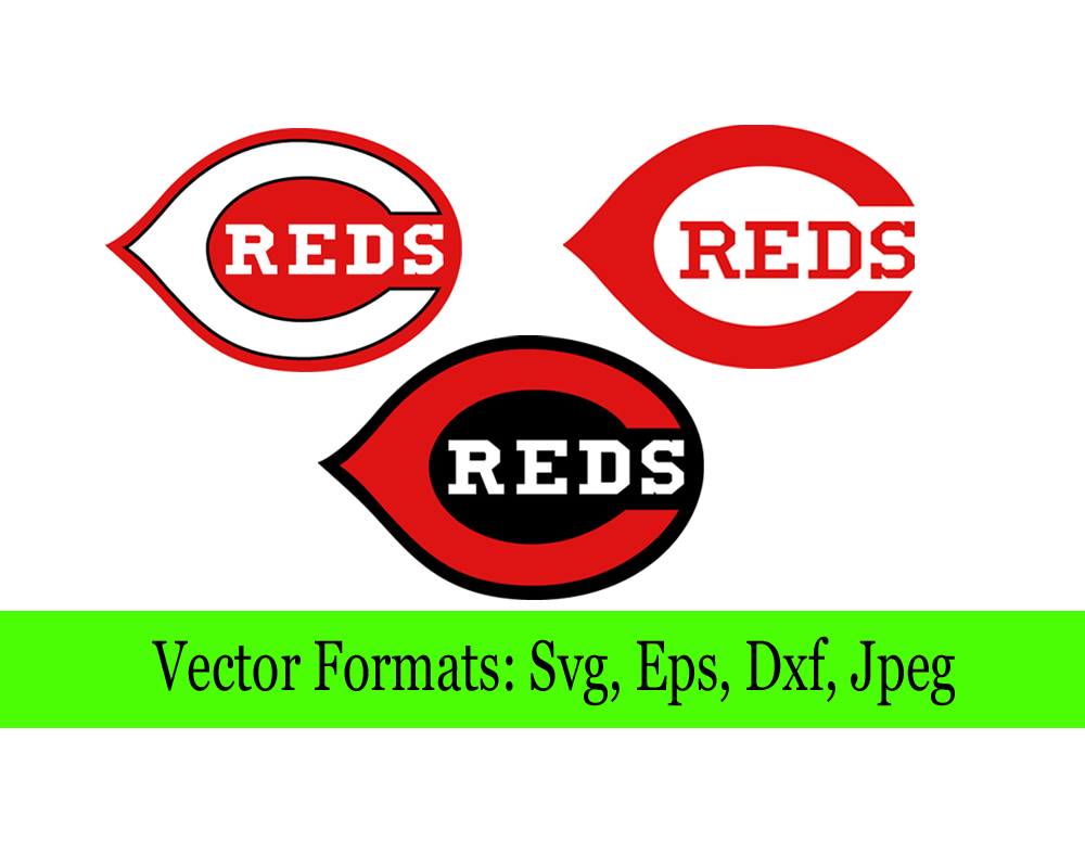 Cincinnati Reds Svg File Vector Design In Svg Eps Dxf And Jpeg