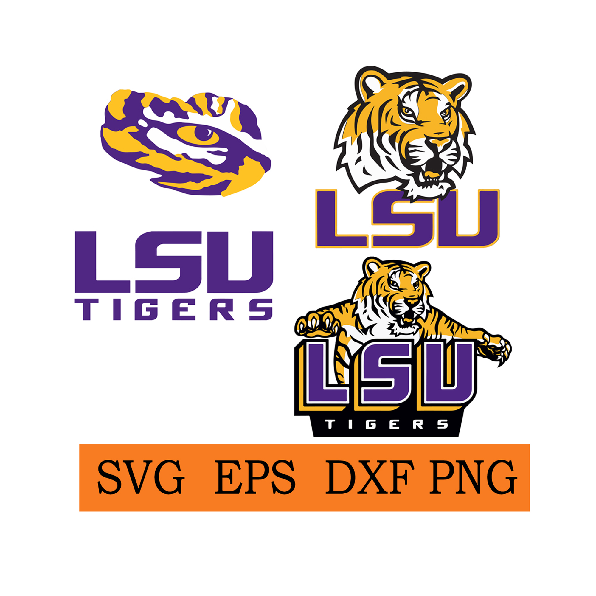 Download Lsu Tigers Logo Svg File Vector Design Svg Embroidery