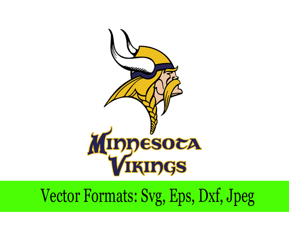 Minnesota Vikings Logo Clipart Silhouette NFL SVG Cut File for Cricut  Digital Download