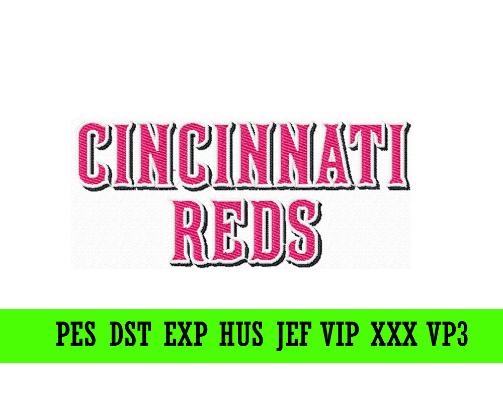 Cincinnati Reds logo machine embroidery design – INSTANT download machine  embroidery pattern – SVG Shop